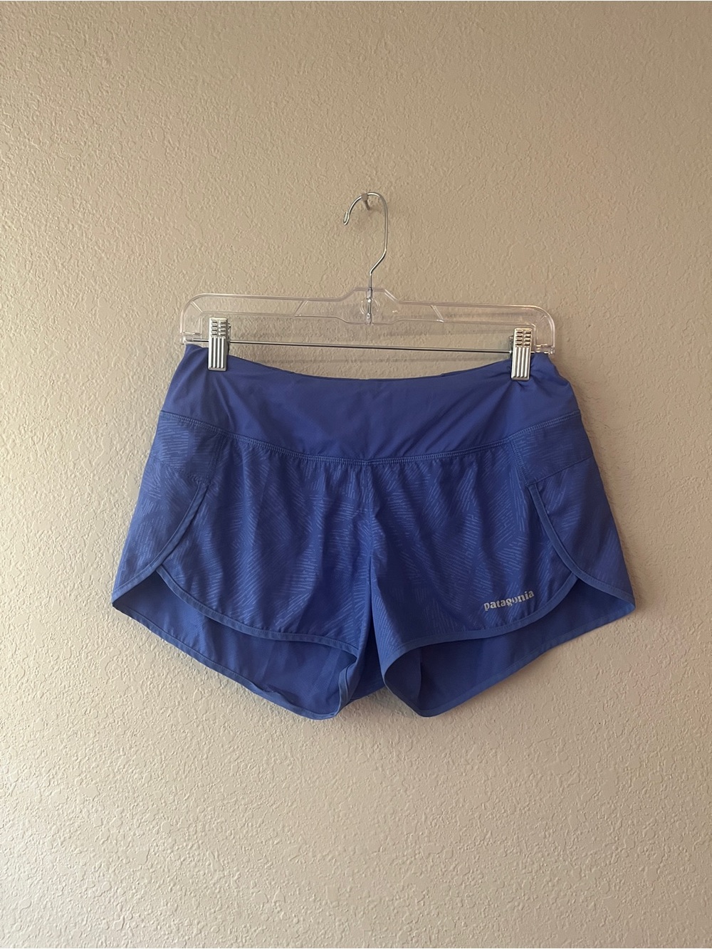Patagonia Women's Strider Blue Running Shorts Small